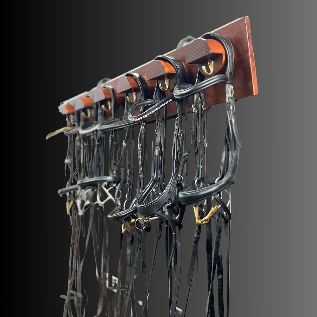 Bride Racks EquiOpulence Luxury Bridle Rack - 6 Full Rounds | EquiOpulence