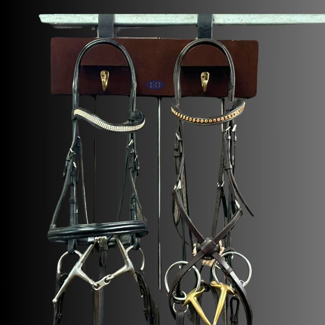 Bride Racks EquiOpulence Luxury Bridle Rack - 5 Half Rounds | EquiOpulence