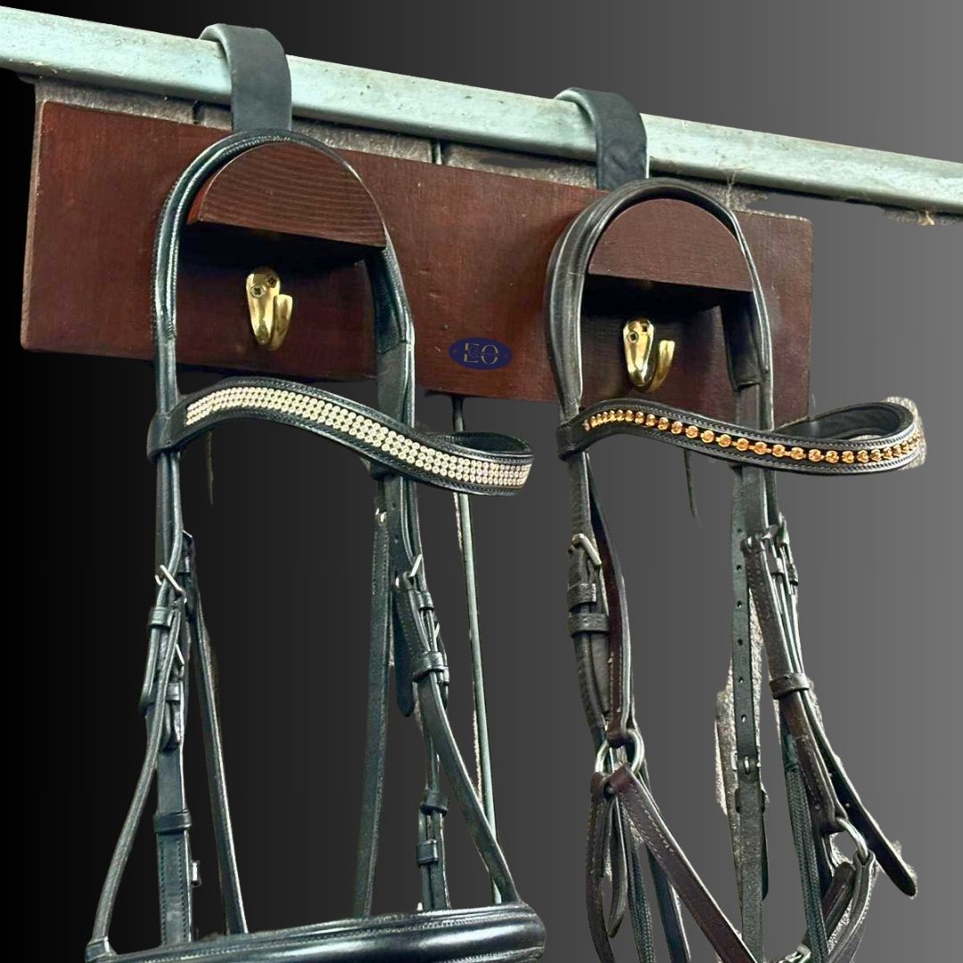 Bride Racks EquiOpulence Luxury Bridle Rack - 2 Half Rounds