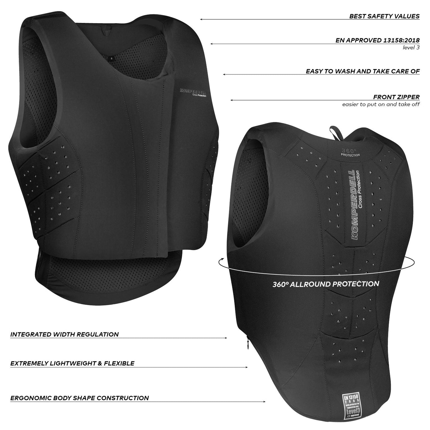 Komperdell Level 3 Body Protector - EquiOpulence